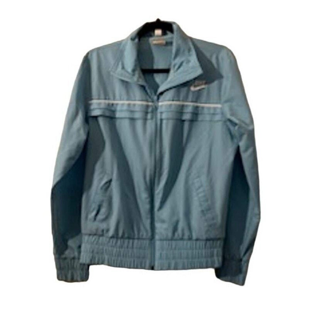 Vintage‎ Nike Mens Sportswear Track Jacket Full Zip Baby Blue Large